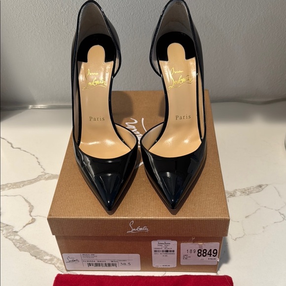 Christian Louboutin Iriza 100 Black Patent - Picture 2 of 16
